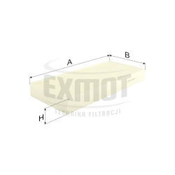 Filtr kabinowy WK 859 - Zamiennik: SC 50039, CU 37230, SKL 46040.